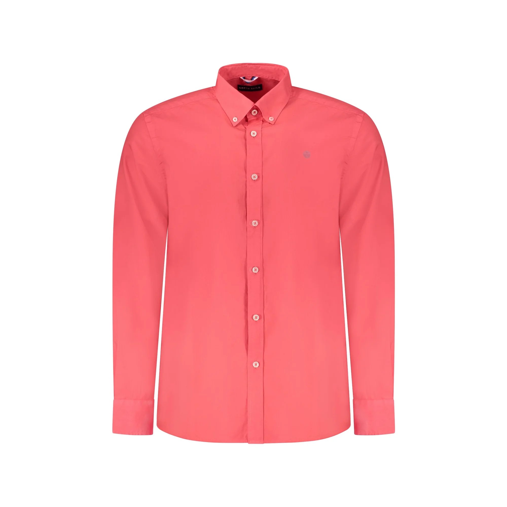 North Sails Camicia Maniche Lunghe Uomo Rossa Ricamo Camicie Rosso - foto prodotto