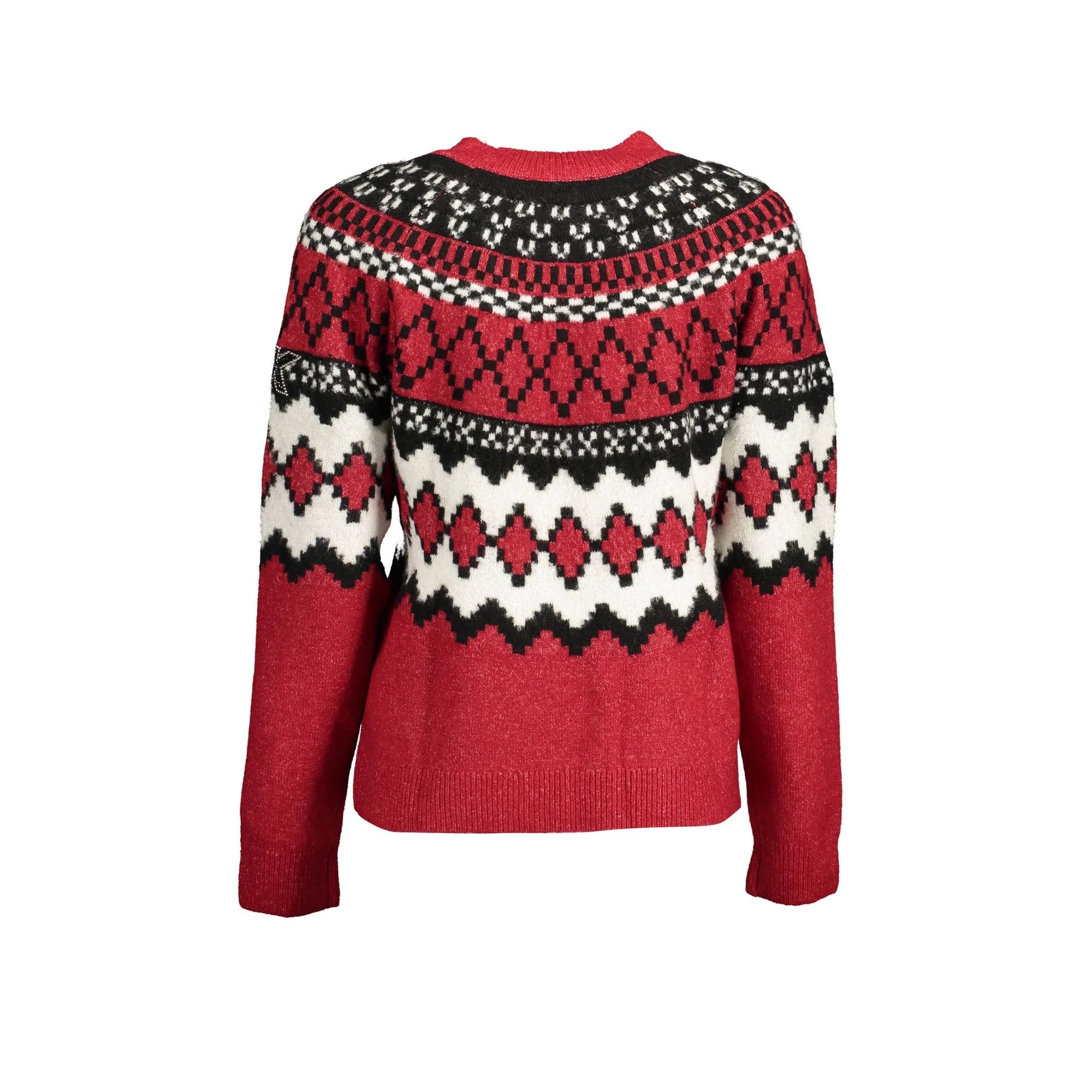 DESIGUAL MAGLIONE DONNA ROSSO