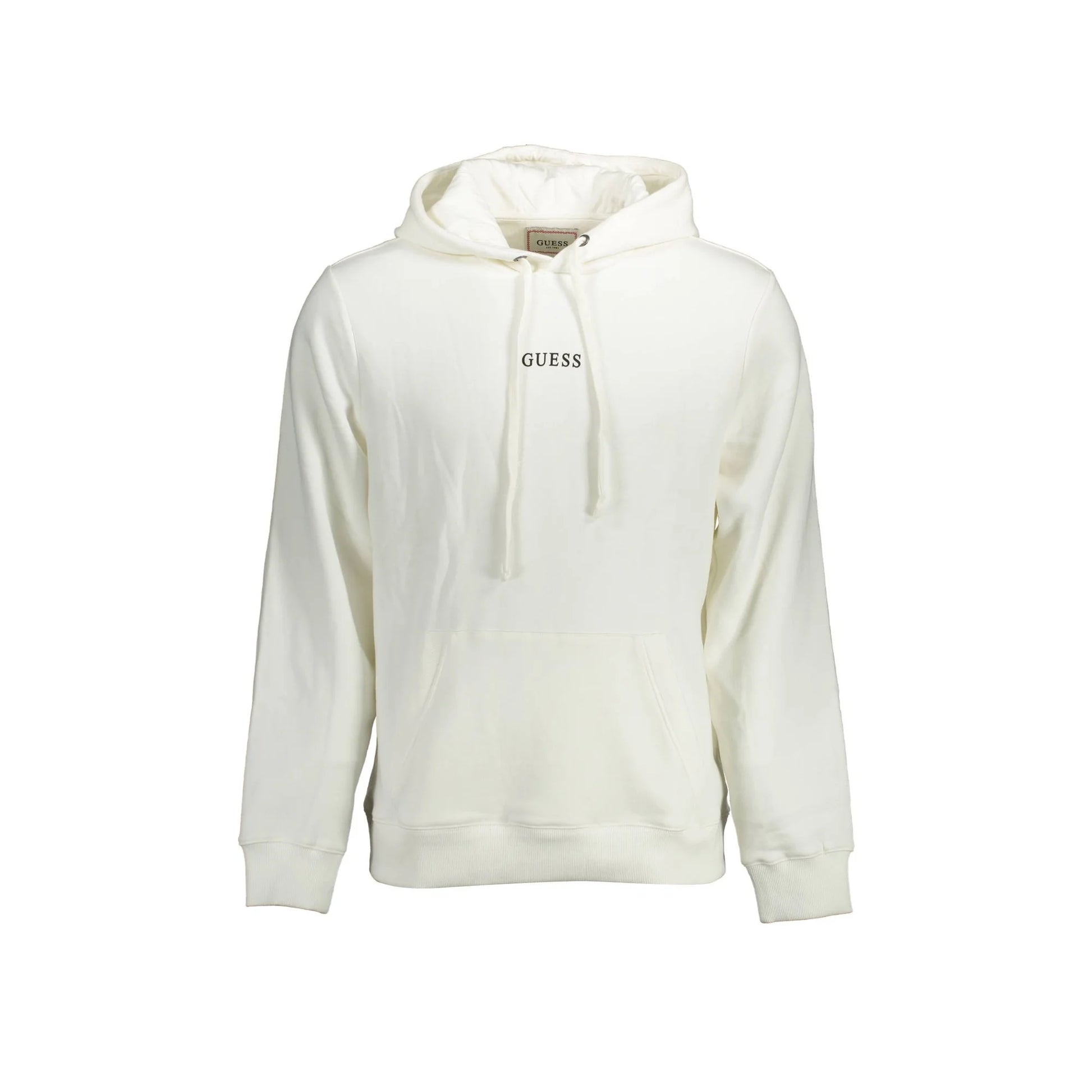 Guess Jeans Felpa Maniche Lunghe Uomo Bianca Stampa Logo Felpe Bianco - foto prodotto