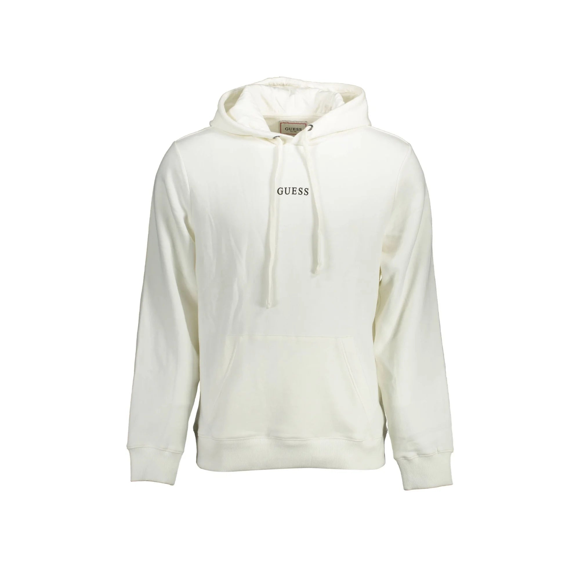 GUESS JEANS FELPA SENZA ZIP UOMO BIANCO