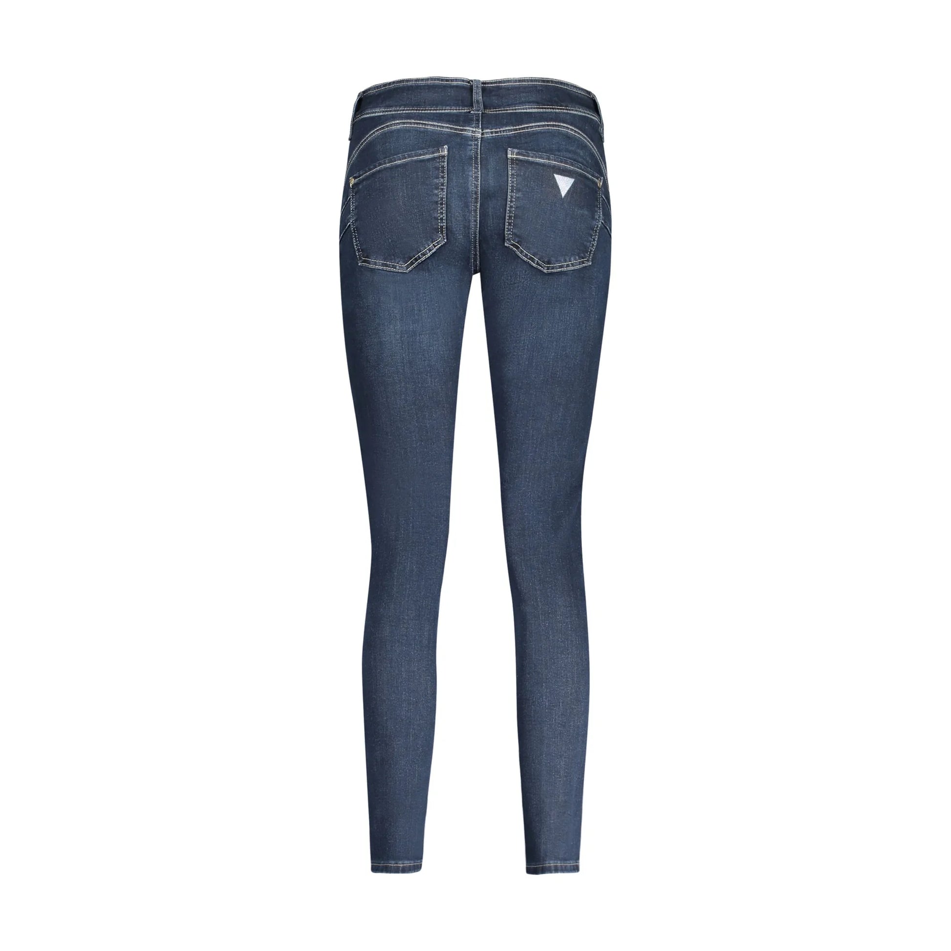 Guess Jeans Denim Donna Blu Logo - vista 2
