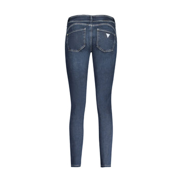 Guess Jeans Denim Donna Blu Logo - vista 2