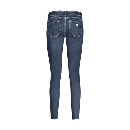 Guess Jeans Denim Donna Blu Logo - vista 2