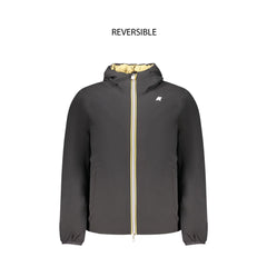 K-Way Giubbotto Maniche Lunghe Uomo Nero Logo