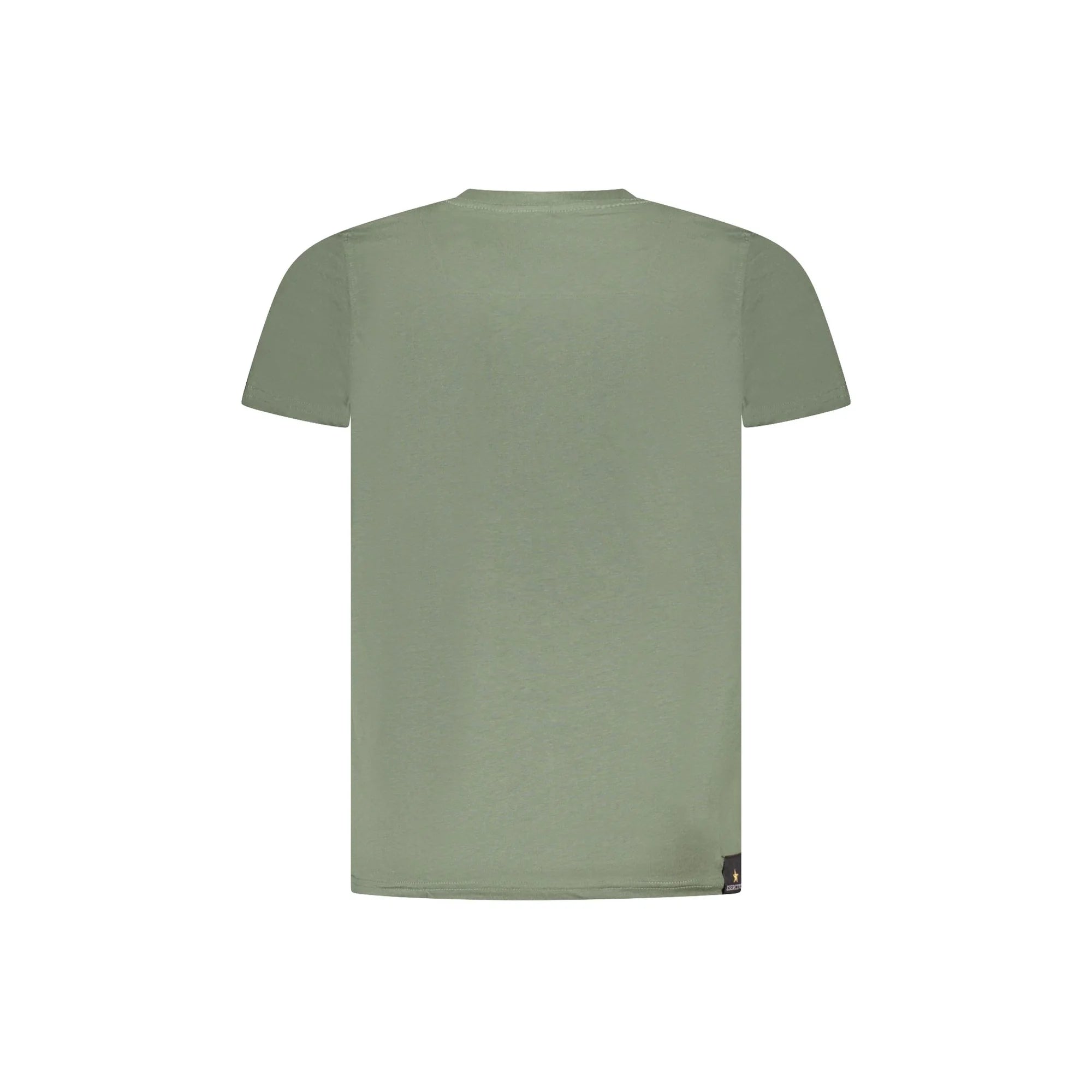 Accademia Militare T-Shirt Maniche Corte Uomo Verde Stampa - vista 2
