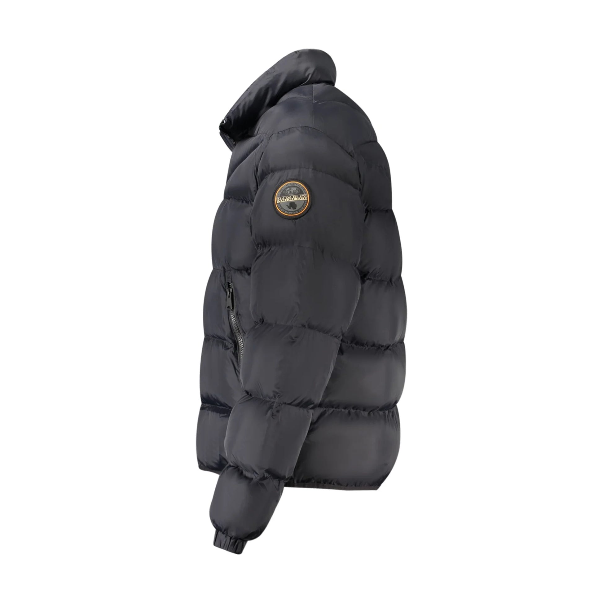 Napapijri Giubbotto Uomo Nero Relaxed Fit con Tasche e Dettagli Logo Giubbotti e Giacche - vista 3