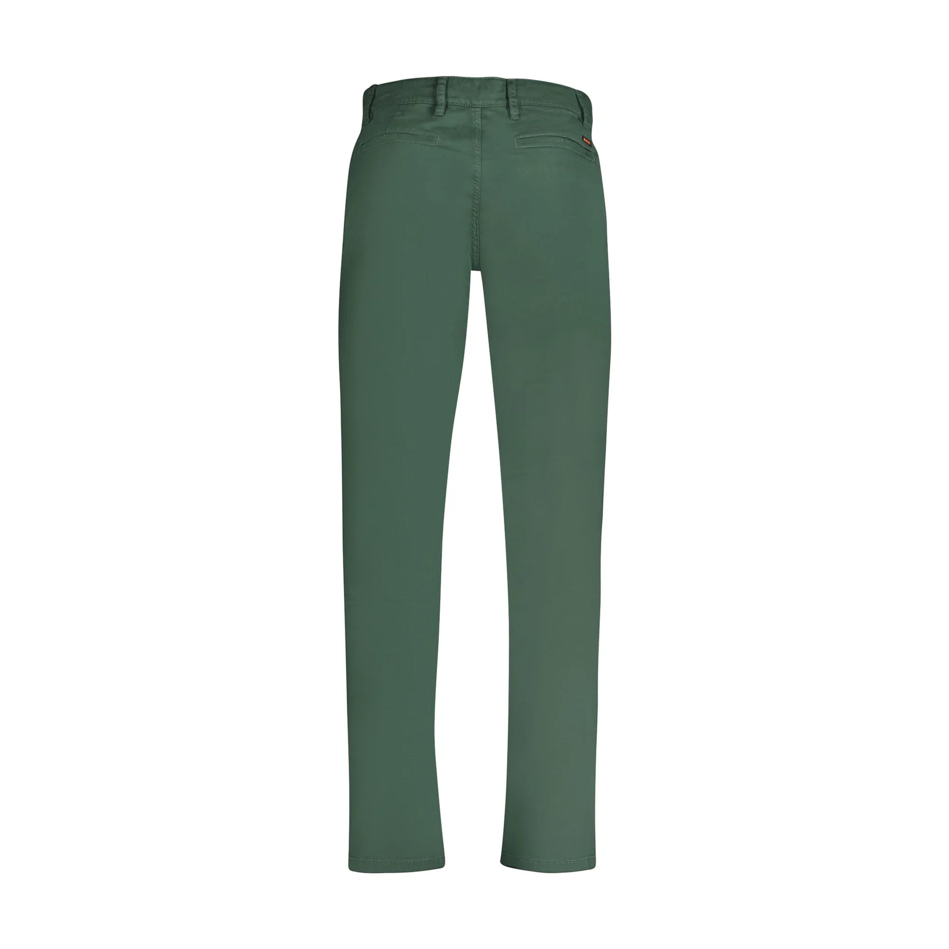 Boss Pantaloni Uomo Verde Tapered Fit Logo - vista 2