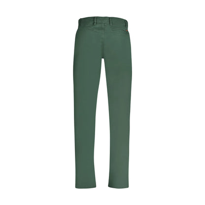 Boss Pantaloni Uomo Verde Tapered Fit Logo - vista 2