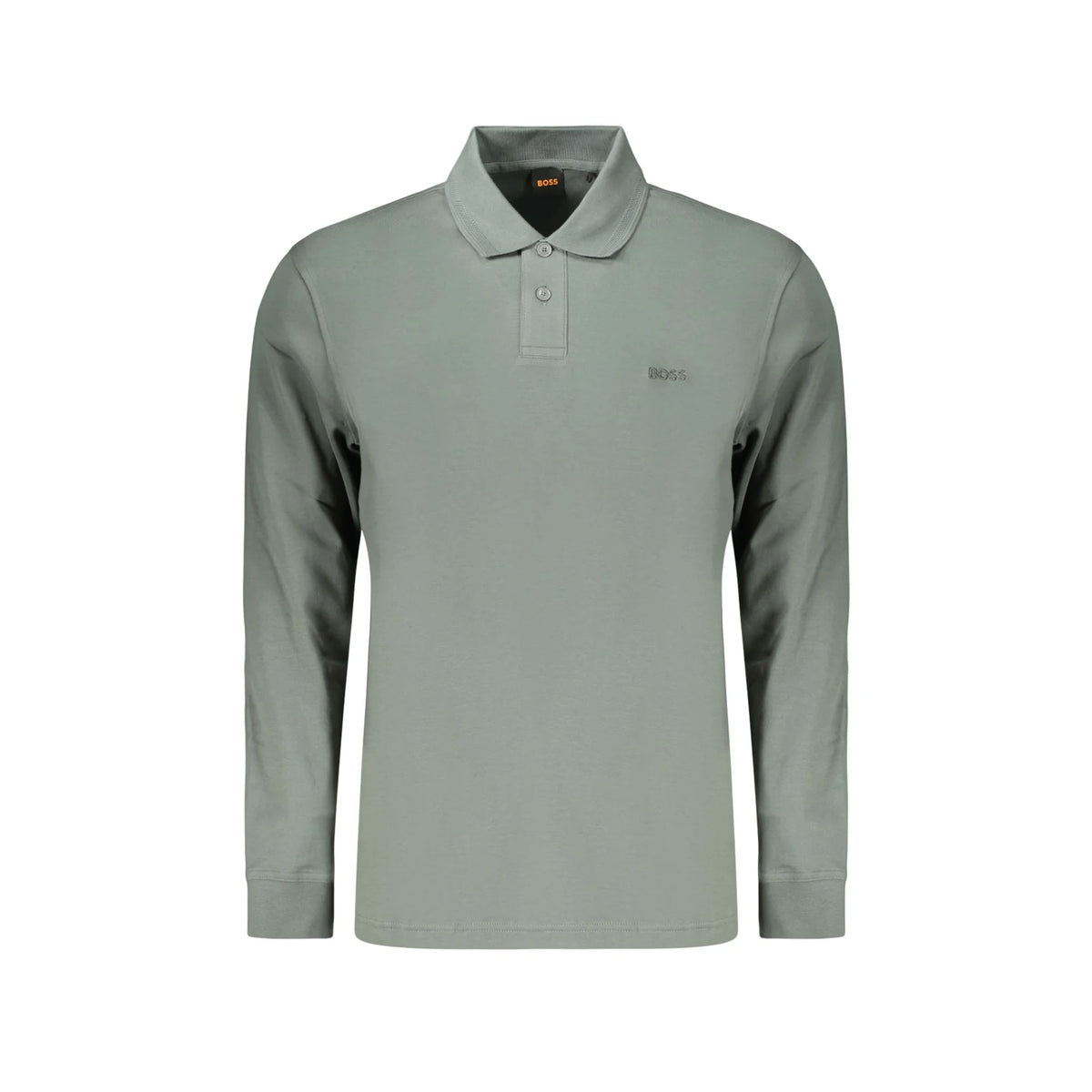 BOSS POLO MANICHE LUNGHE UOMO VERDE
