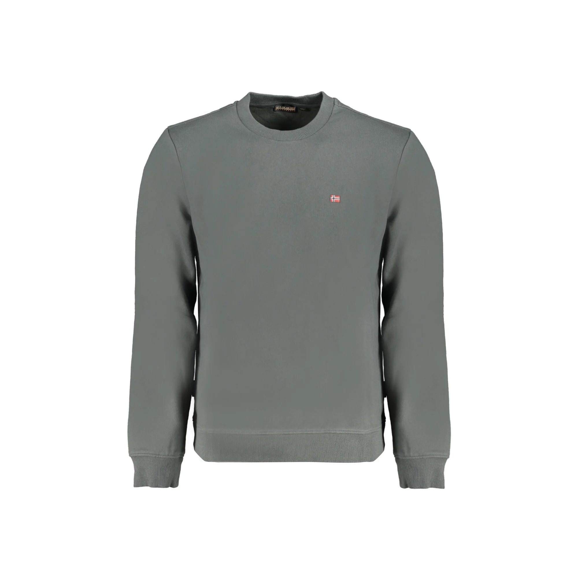 Napapijri Felpa Uomo Verde Girocollo Regular Fit Logo Felpe - foto prodotto