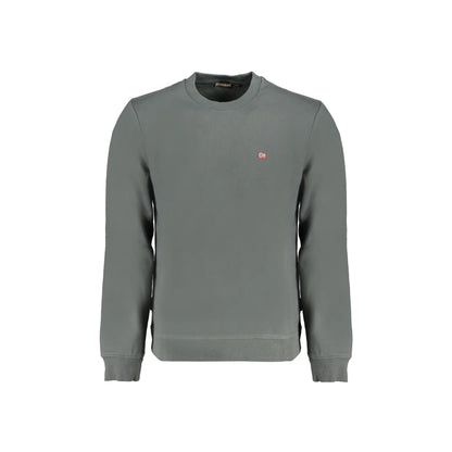 Napapijri Felpa Uomo Verde Girocollo Regular Fit Logo Felpe - foto prodotto