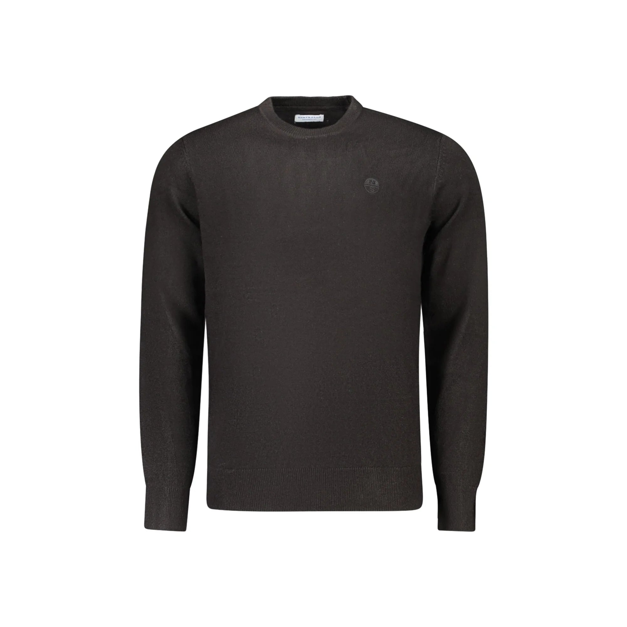 North Sails Maglia Uomo Nera Girocollo con Logo Maglie Nero - foto prodotto