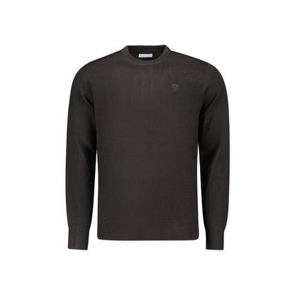 North Sails Maglia Uomo Nera Girocollo con Logo Maglie Nero - foto prodotto