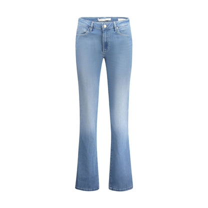 Guess Jeans Donna Azzurri Effetto Slavato Logo Azzurro - foto prodotto