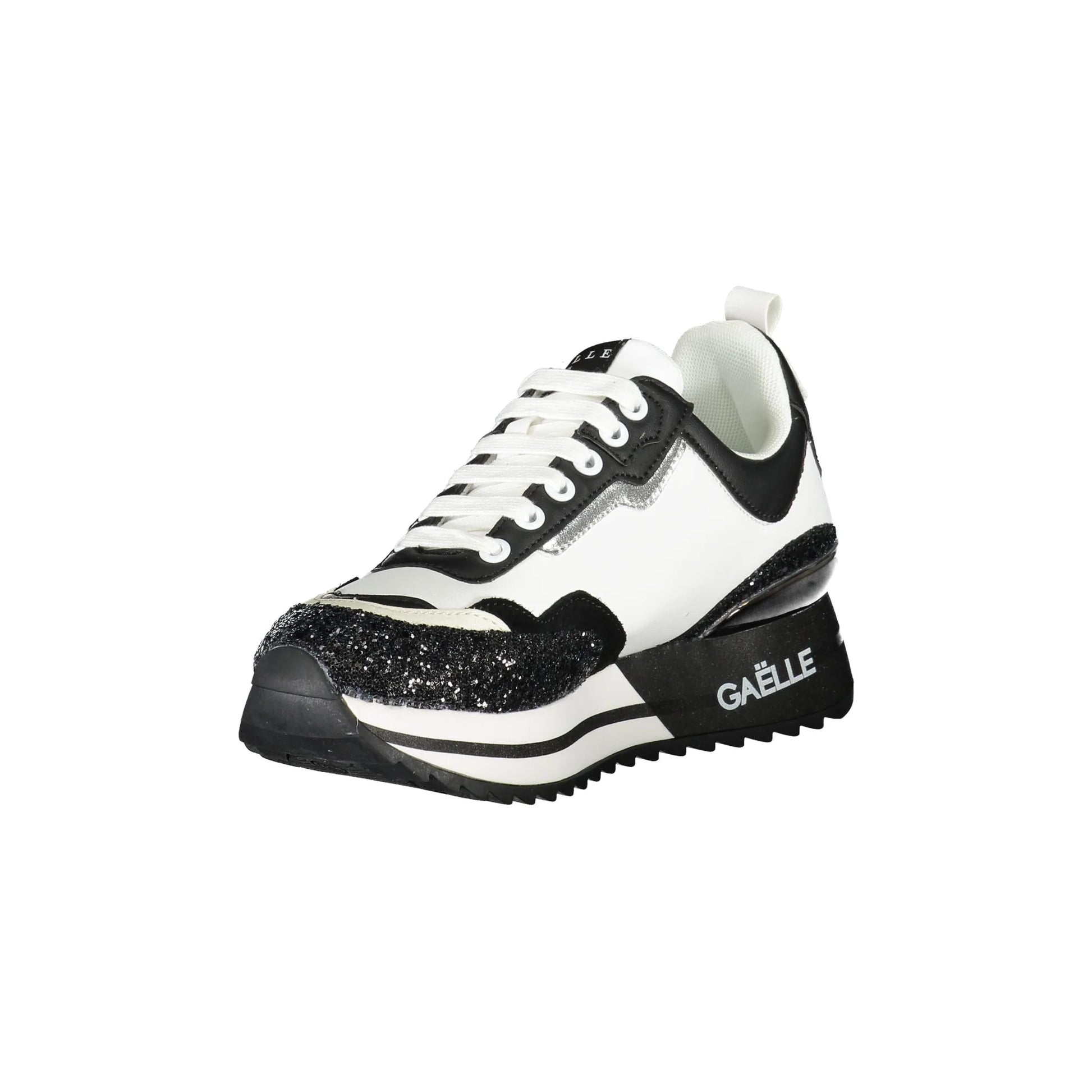 GAELLE PARIS Scarpe Sneakers Donna Nere con Dettagli a Contrasto nero - vista 3