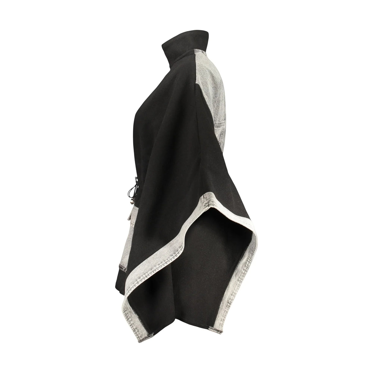 DESIGUAL PONCHO DONNA NERO