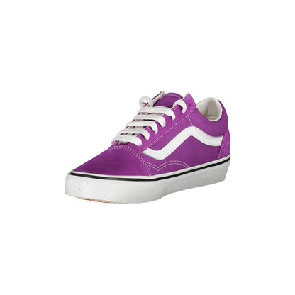 VANS Scarpe Sneakers Donna Viola con Dettagli a Contrasto - vista 3