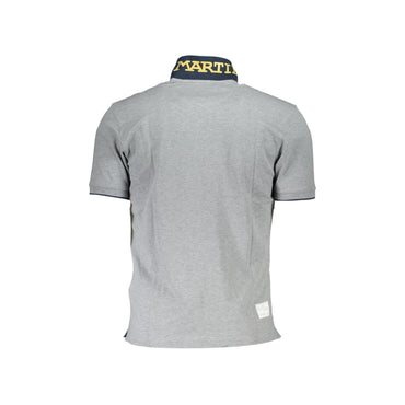 La Martina Polo Maniche Corte Uomo Grigia Ricamo grigio - vista 2