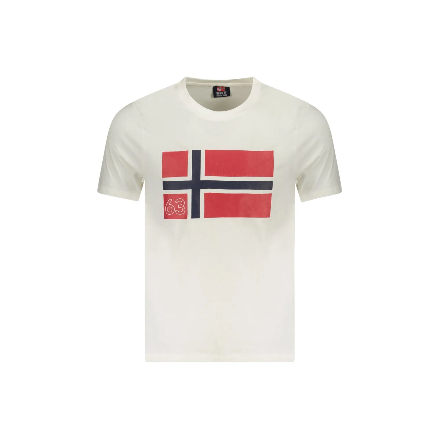 Norway 1963 T-Shirt Maniche Corte Uomo Bianca Stampa Bianco - foto prodotto