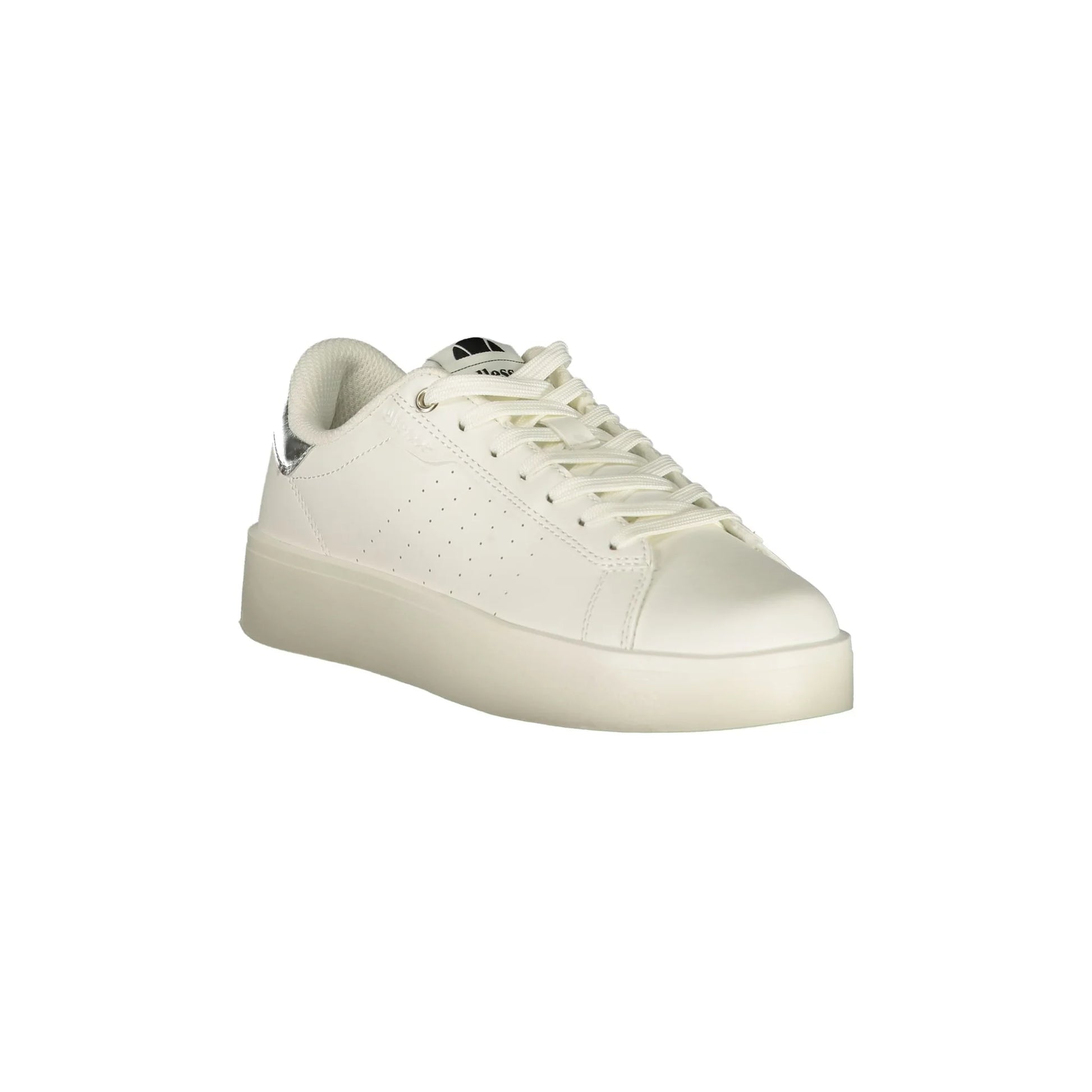 Ellesse Sneakers Donna Bianche Dettagli a Contrasto in Argento bianco - vista 2