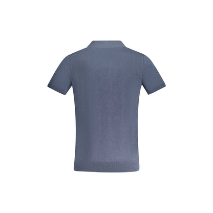 Guess Jeans Polo Maniche Corte Uomo Blu Ricamo Maglie - vista 2
