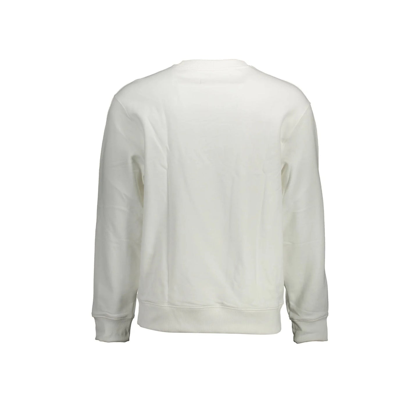 Calvin Klein Felpa Maniche Lunghe Uomo Bianca Stampa Felpe bianco - vista 2