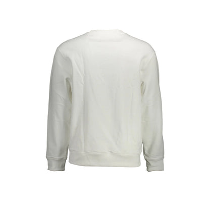 Calvin Klein Felpa Maniche Lunghe Uomo Bianca Stampa Felpe bianco - vista 2