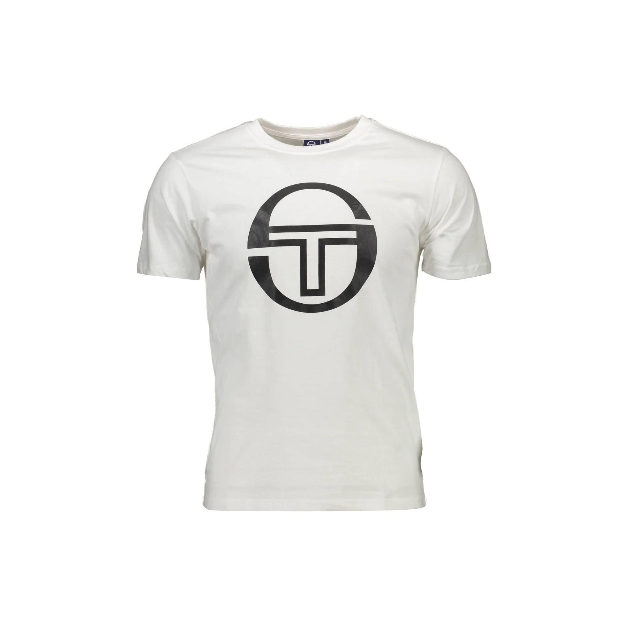 Sergio Tacchini T-Shirt Maniche Corte Uomo Bianca Stampa Logo Bianco - foto prodotto
