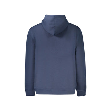 Tommy Hilfiger Felpa Uomo Blu Cappuccio Felpata Tascone Logo Felpe - vista 2