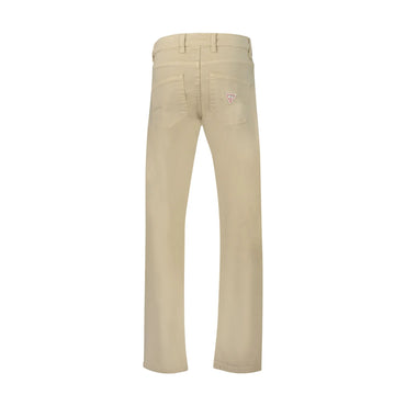 Guess Jeans Pantaloni Bambino beige Logo - vista 2