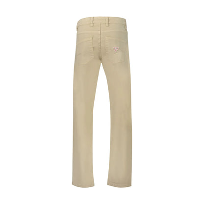 Guess Jeans Pantaloni Bambino beige Logo - vista 2