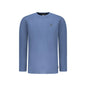 U.S. Grand T-Shirt Uomo Blu Maniche Lunghe Girocollo Stampa Logo - foto prodotto