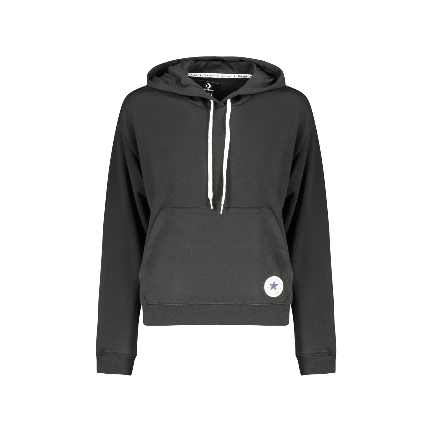 CONVERSE FELPA SENZA ZIP DONNA NERO