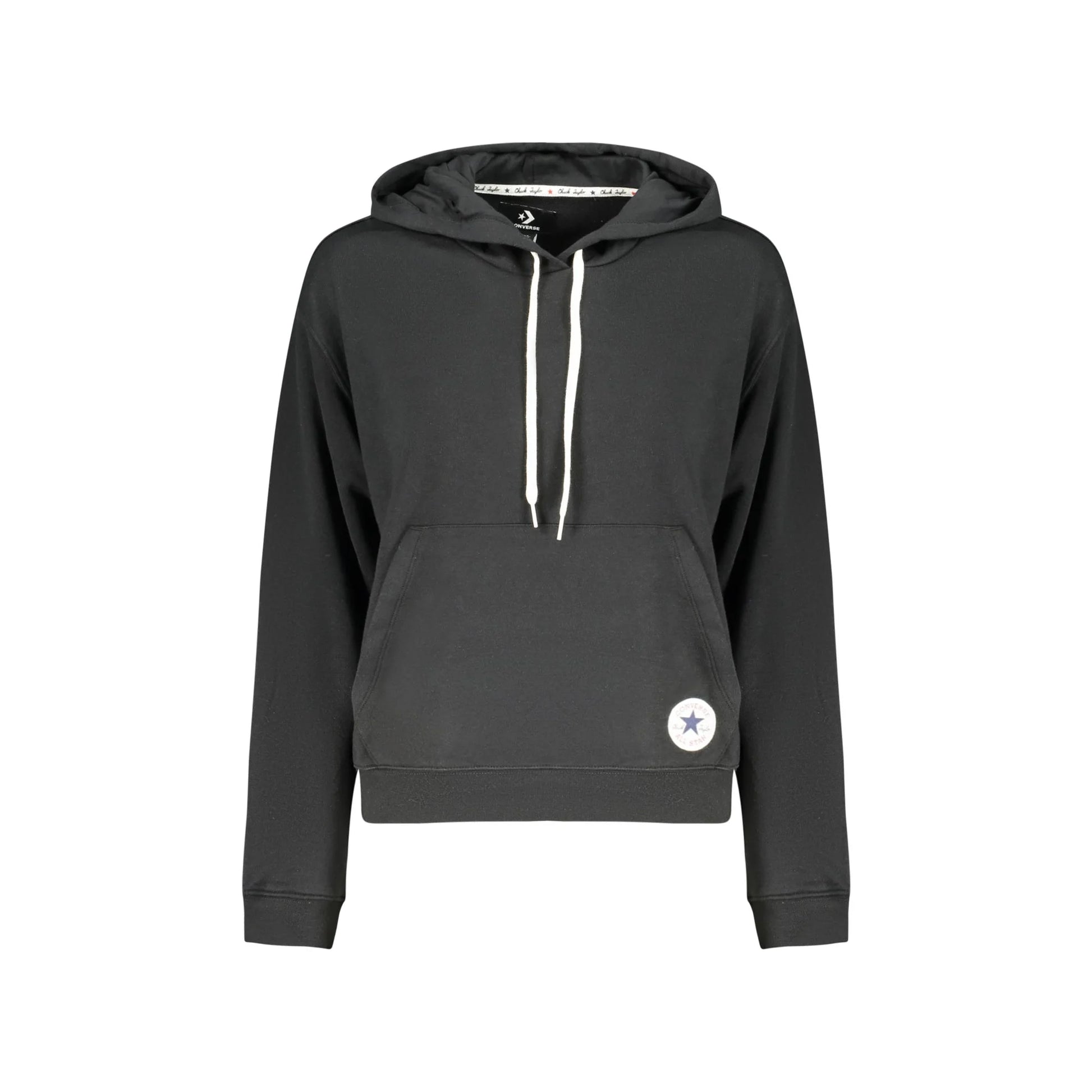 CONVERSE FELPA SENZA ZIP DONNA NERO
