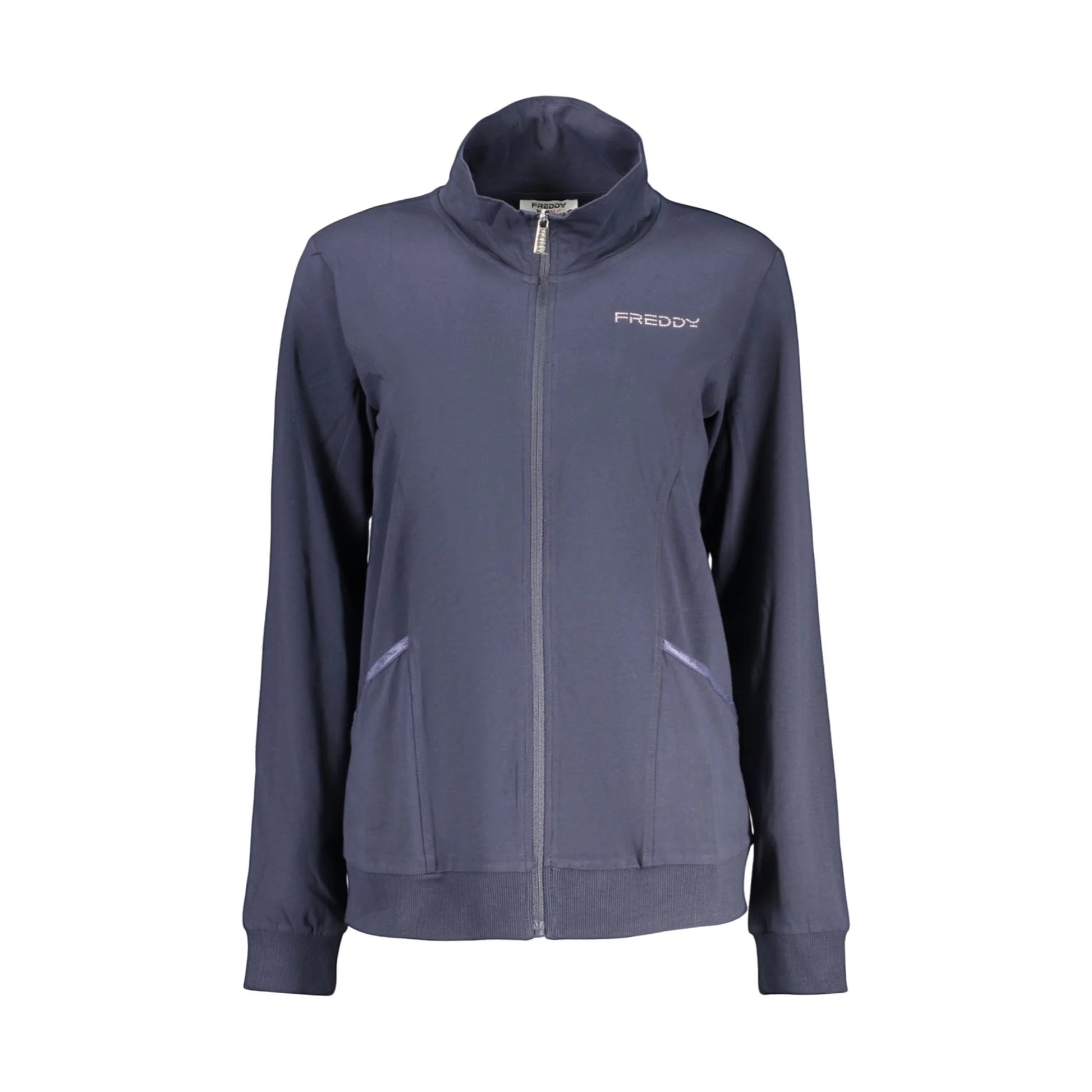FREDDY FELPA CON ZIP DONNA BLU