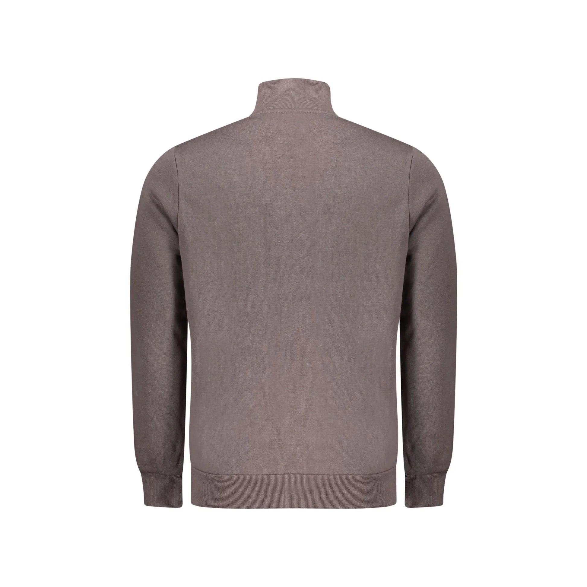 Norway 1963 Felpa Uomo Marrone con Zip Felpata Applicazione Logo Felpe - vista 2