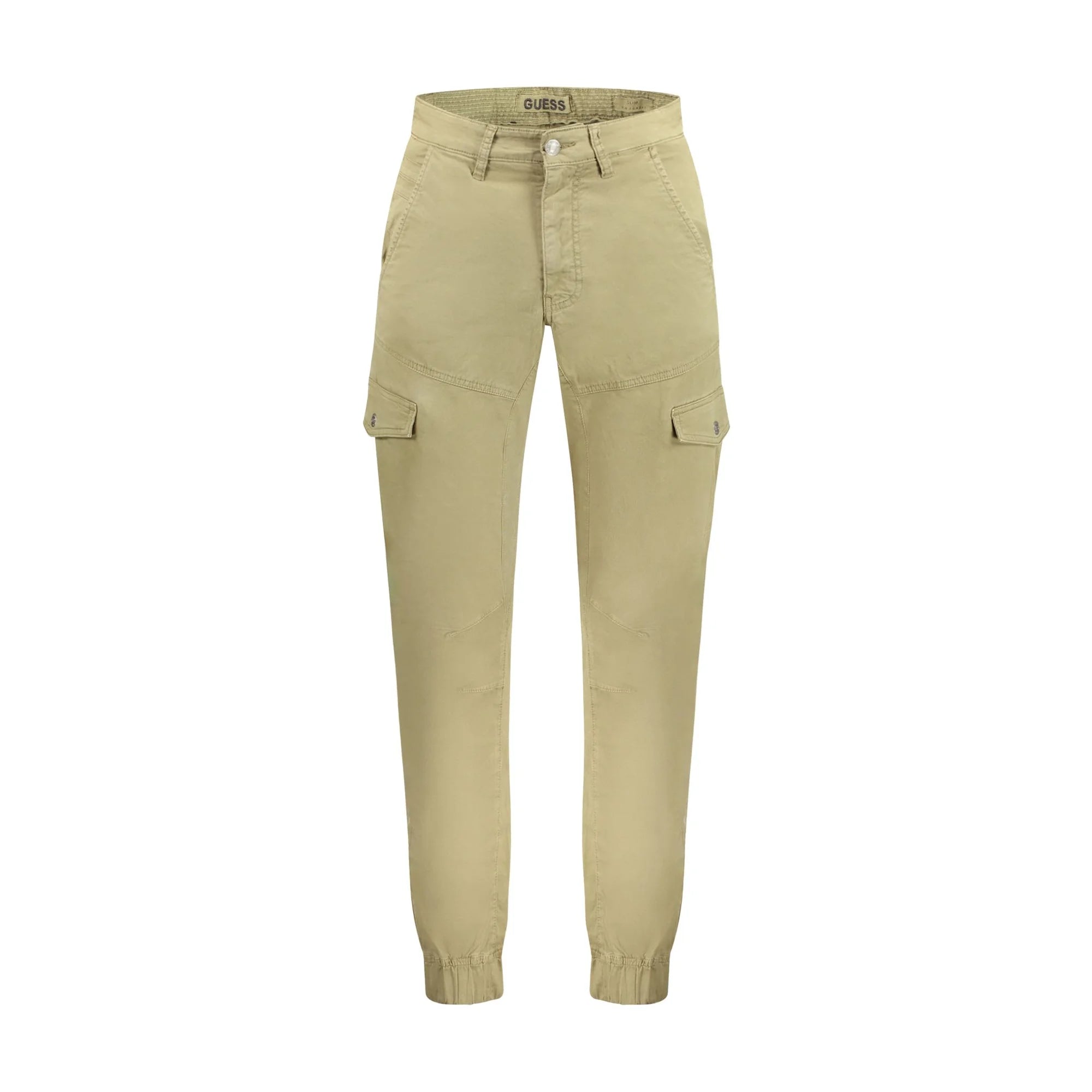 Guess Jeans Pantaloni Uomo Verde Slim Fit con Logo - foto prodotto