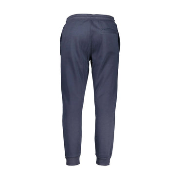 Cavalli Class Pantaloni Tuta Donna Blu Felpato Ricamo Logo - vista 2