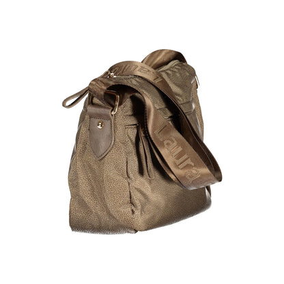 Laura Biagiotti Borsa a Tracolla Donna Beige Chiusura con Zip Logo Borse - vista 3