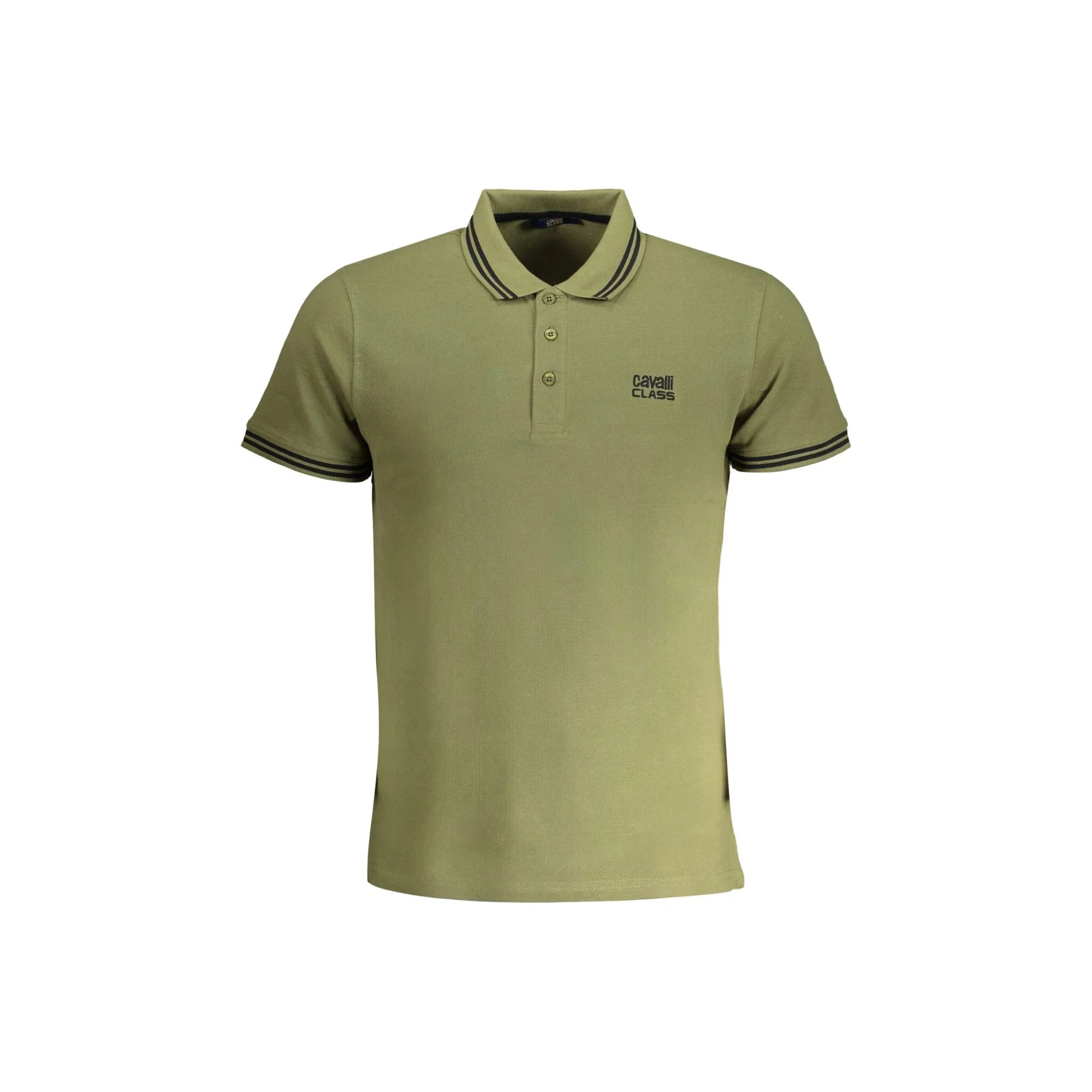 CAVALLI CLASS POLO MANICHE CORTE UOMO VERDE