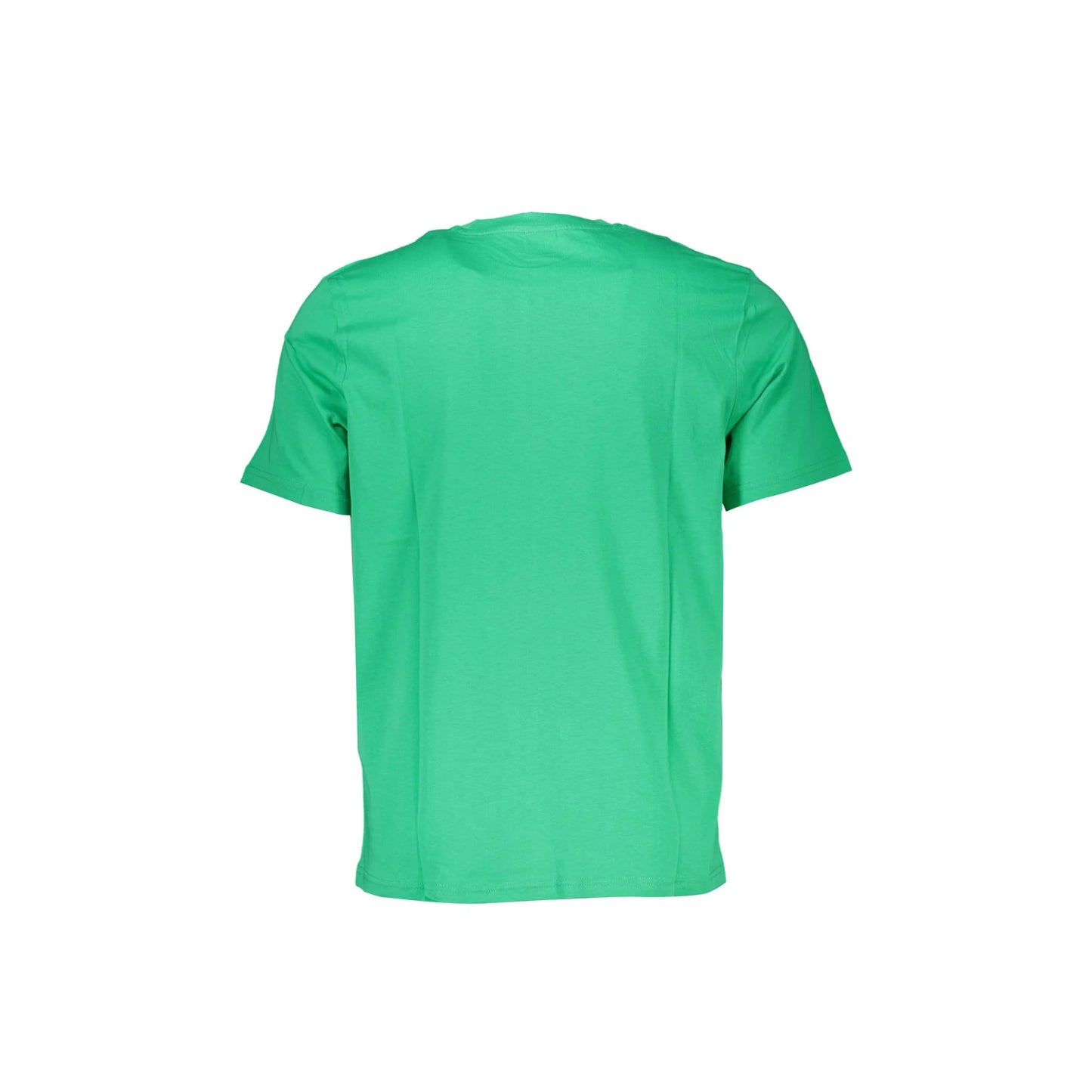 North Sails T-Shirt Maniche Corte Uomo Verde Stampa Logo - vista 2