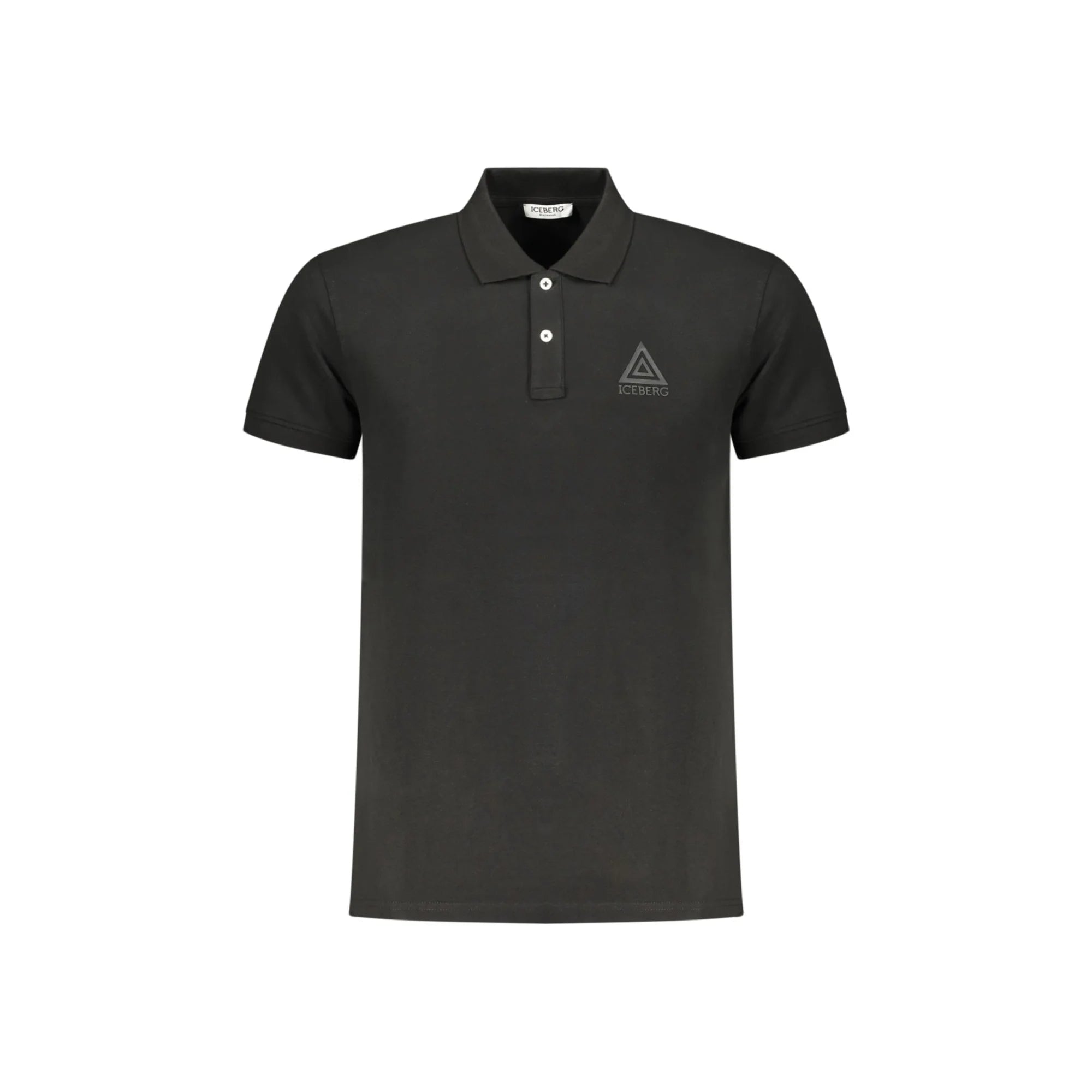 ICEBERG POLO MANICHE CORTE UOMO NERO