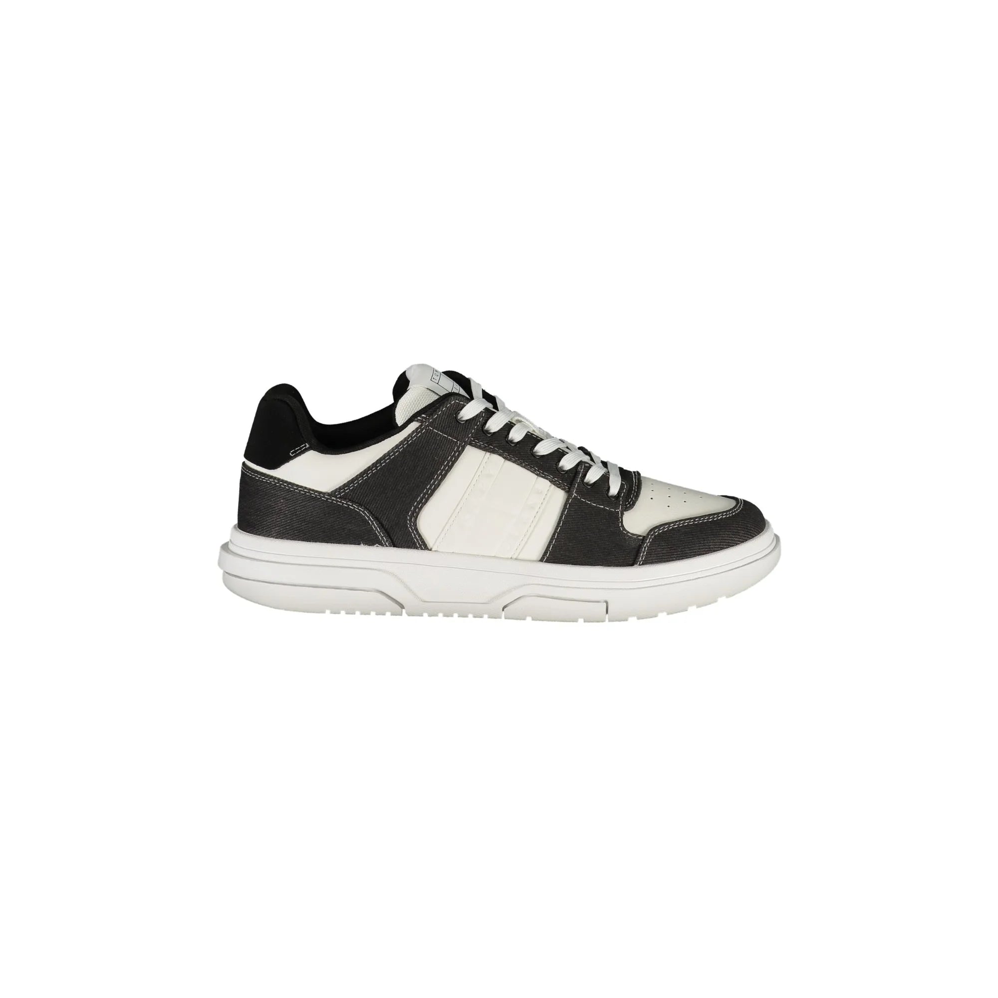 TOMMY HILFIGER Scarpe Sneakers Uomo Nere con Dettagli a Contrasto Nero - foto prodotto