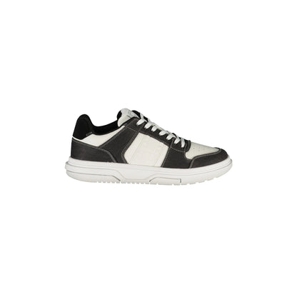 TOMMY HILFIGER Scarpe Sneakers Uomo Nere con Dettagli a Contrasto Nero - foto prodotto