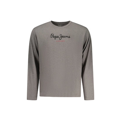 Pepe Jeans T-Shirt Maniche Lunghe Uomo Grigia Stampa Grigio - foto prodotto