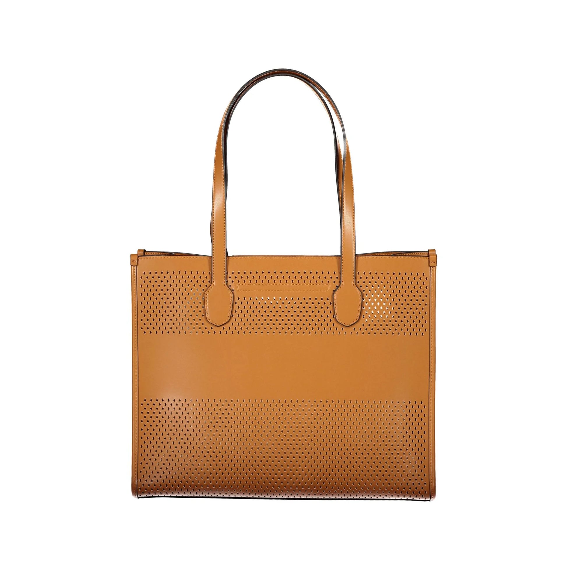 Guess Jeans Borsa a Spalla Donna Marroni Dettagli a Contrasto Borse - vista 2