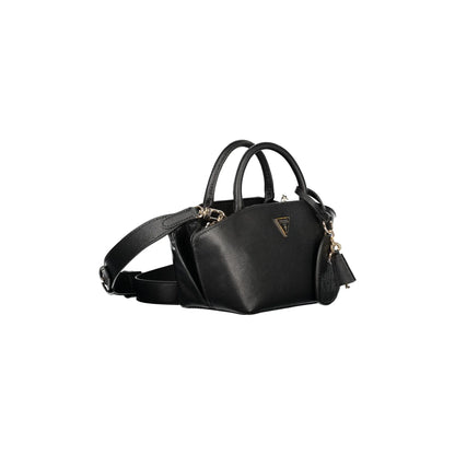 Guess Jeans Borsa a Tracolla Donna Nera Logo Borse nero - vista 3