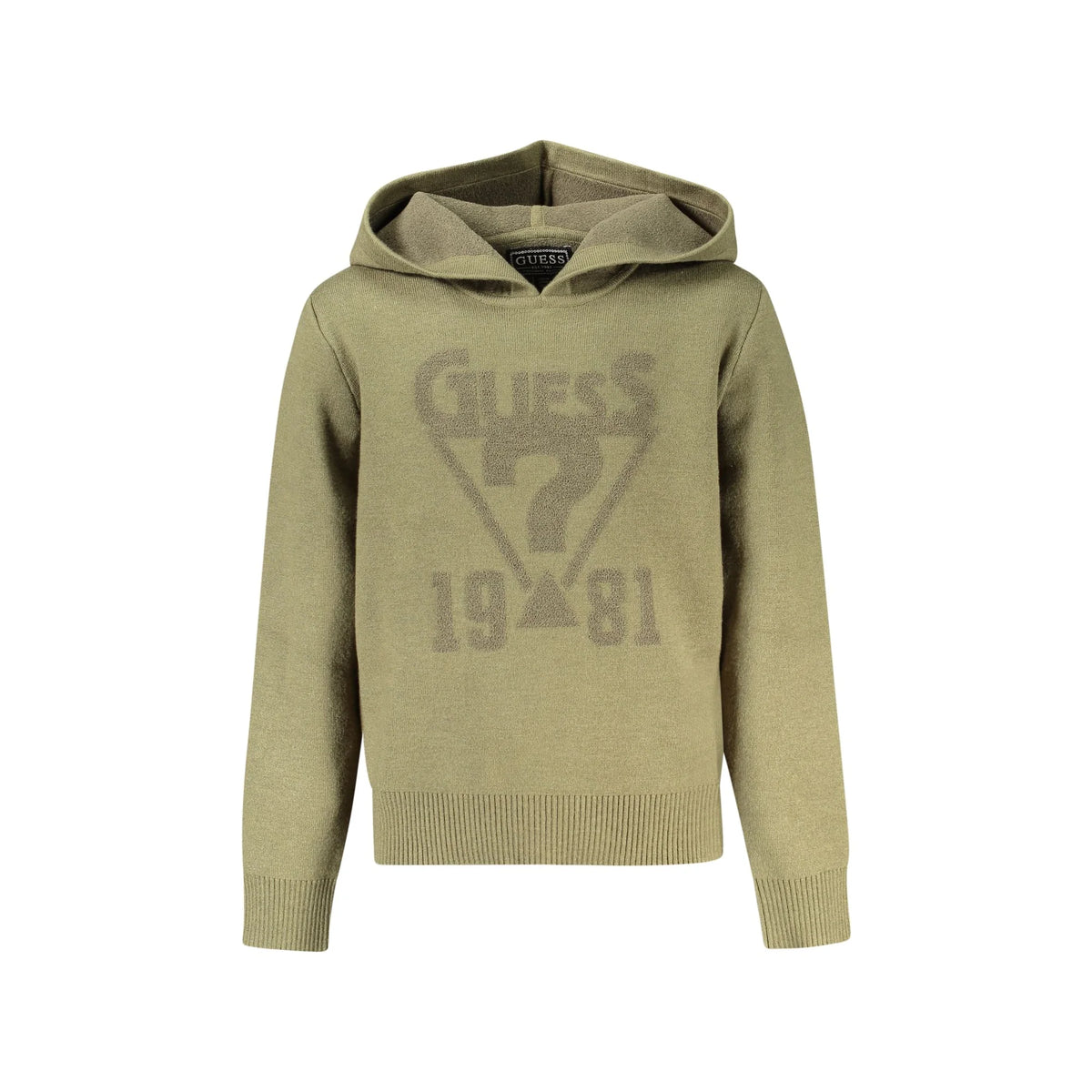 GUESS JEANS FELPA SENZA ZIP BAMBINO VERDE