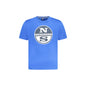 North Sails T-Shirt Maniche Corte Uomo Blu Stampa Logo - foto prodotto
