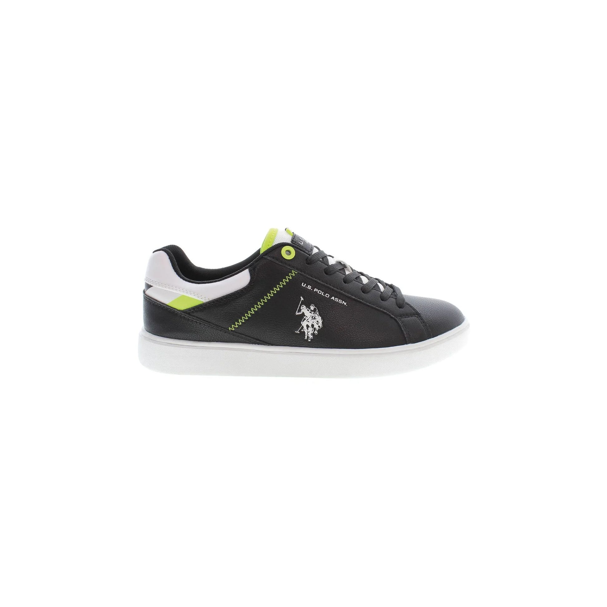 U.S. Polo Best Price Sneakers Uomo Nere Dettagli a Contrasto Nero - foto prodotto